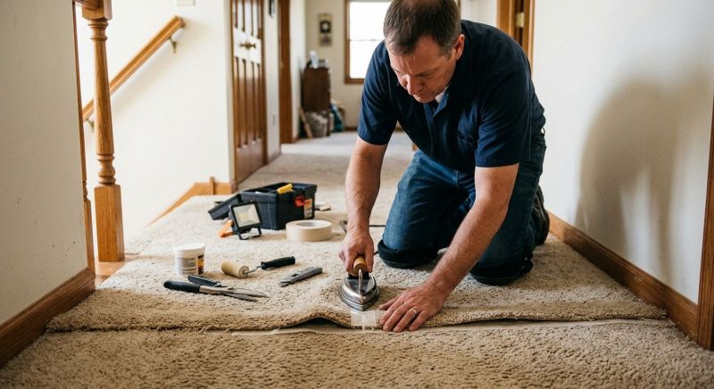 Basement Carpet Repair in Olathe, KS