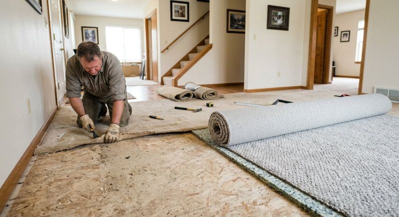 Plush Carpet Installation in Toms River, NJ