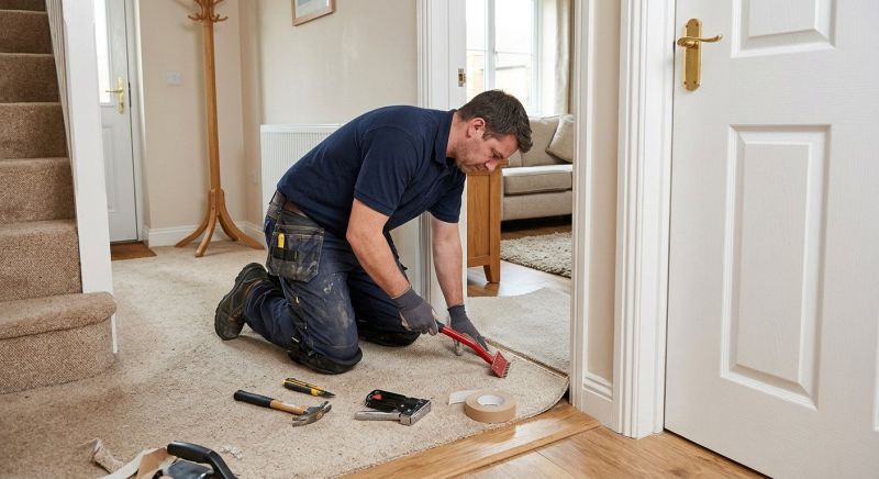 Stair Runner Repair in Overland Park, KS